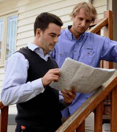 Electricians working